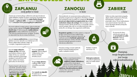 Zanocuj w lesie! Co trzeba wiedzieć? Grafika: facebook.com/LasyPanstwowe