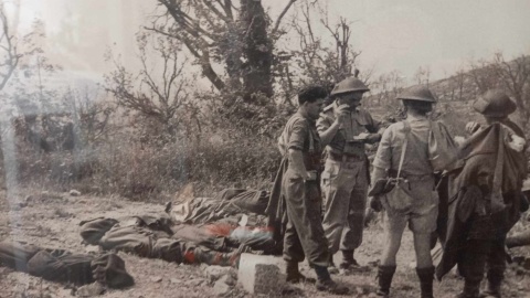 „Połączyło nas Cassino”. Fot. Ze zbiorów wystawy pt. „Nasze Monte Cassino” w Szubinie