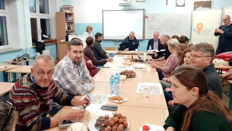 Mieszkańcy Chełmińskiego Przedmieścia w Toruniu spotkali się z urzędnikami. Fot. Michał Zaręba/PR PiK