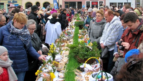 Święconka na Starym Rynku w Bydgoszczy