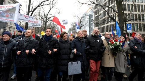 Wiec KOD przed Trybunałem Konstytucyjnym