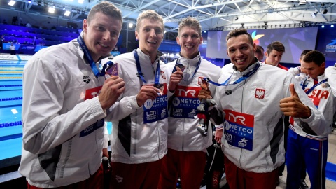 ME w pływaniu - brązowy medal męskiej sztafety 4x100 m stylem dowolnym