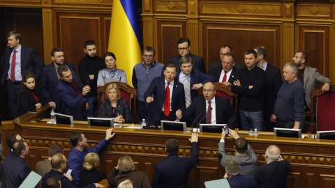 Rada Najwyższa Ukrainy rozpoczęła posiedzenie ws. stanu wojennego