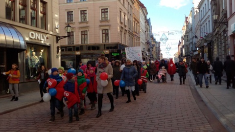 Pochód na ulicach Torunia przypomniał o 100-leciu PCK