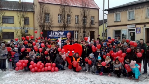 Mieszkańcy Szubina stanęli murem za Jurkiem Owsiakiem