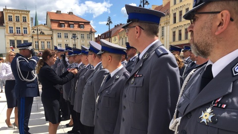 Na co dzień pomagają i chronią. W czwartek świętowali [wideo]