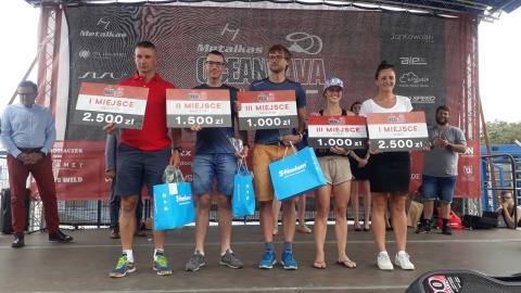 Ironman z Bydgoszczy, policjant wygrał zawody triathlonowe [wideo]