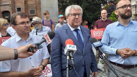 Europoseł wsparł kampanię Andrzeja Dudy. Konferencja w Toruniu