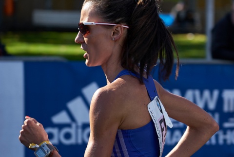 Trening z mistrzynią lekkiej atletyki przed zawodami we Włocławku