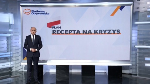 Platforma Obywatelska przedstawiła swoją Receptę na kryzys