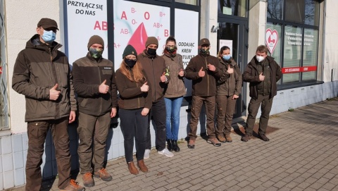 Krew jest potrzebna zawsze. Leśnicy z regionu postanowili pomóc