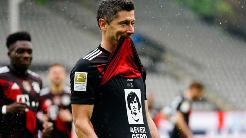 Liga niemiecka - Lewandowski wyrównał rekord Gerda Muellera