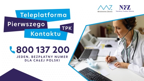 800 137 200, czyli Teleplatforma Pierwszego Kontaktu - nocna i świąteczna pomoc lekarska