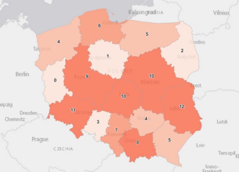 Sto nowych zakażeń koronawirusem w kraju, jedno na Kujawach i Pomorzu