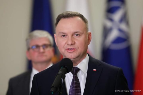 Prezydent Duda: Sojusznicy NATO mówią jednym głosem o sytuacji na Ukrainie