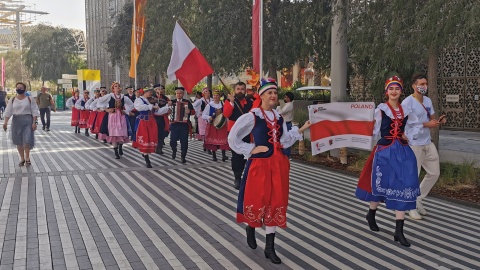 Zespół Ziemia Bydgoska zatańczył kujawiaka na Expo w Dubaju [zdjęcia]