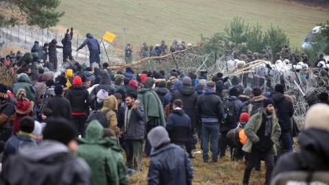 Migranci z białoruskiej granicy nie zostali przekierowani na Ukrainę