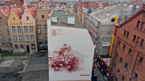 Była pusta ściana, a jest lekcja historii. Grudziądz ma kolejny mural