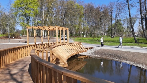 Jest staw, pomost i altana. Były krzaki i bagno. Tak zmienił się park w Rypinie [zdjęcia]