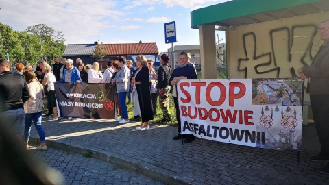 Nie chcą wytwórni asfaltu w swoim sąsiedztwie. I protestują