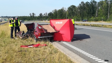 Policja wyjaśnia szczegóły tragicznego wypadku na S-5 koło Żnina