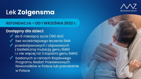 Najdroższy lek na SMA znajdzie się na liście leków refundowanych