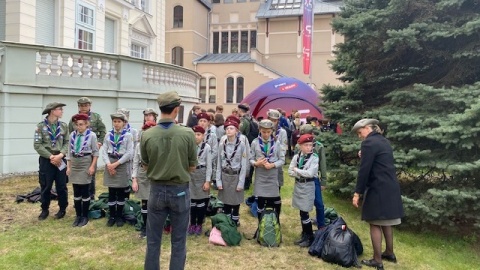 Harcerze w Polskim Radiu PiK. W rozgłośni rozegrała się historyczna gra miejska [zdjęcia]