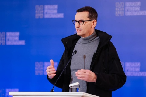 Premier Morawiecki: rozbudujemy infrastrukturę graniczną. Wspieramy eksport zboża z Ukrainy