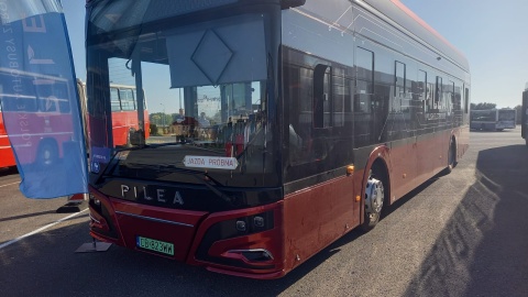 W bydgoskiej zajezdni MZK przeszłość stanęła obok przyszłości. Nowoczesny autobus elektryczny zajął miejsce obok zabytkowych pojazdów/fot: Agata Raczek