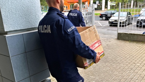 Policjanci zostali także oddelegowani na zalane tereny - nie tylko ci z toruńskiej jednostki, ale i z całego regionu/fot. materiały policji