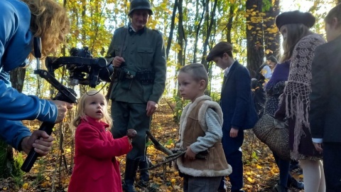 Bydgoscy społecznicy kręcą film o niemieckim obozie przesiedleńczym w Smukale z czasów II wojny światowej/fot. Tatiana Adonis