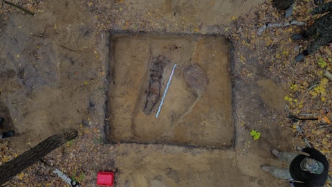 Zaskakujące znalezisko archeologiczne nad rzeką Wdą w Borach Tucholskich, niedaleko Osia/fot. nadesłane