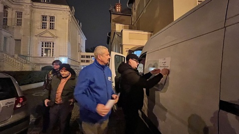 Nasza wspaniała ekipa o świcie wyjechała na południe Polski z darami dla powodzian/fot. Iza Langner