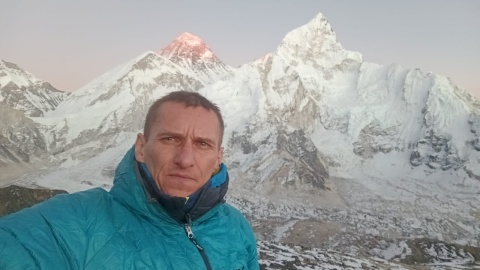 Sławomir Wiśniewski zdobył w Himalajach szczyt Ama Dablam/fot. materiały prywatne