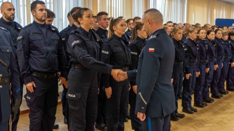 W szeregi kujawsko-pomorskiej policji wstąpiło 59 osób/fot. KWP w Bydgoszczy