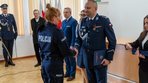 W szeregi kujawsko-pomorskiej policji wstąpiło 59 osób/fot. KWP w Bydgoszczy