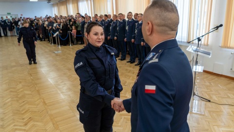 W szeregi kujawsko-pomorskiej policji wstąpiło 59 osób/fot. KWP w Bydgoszczy