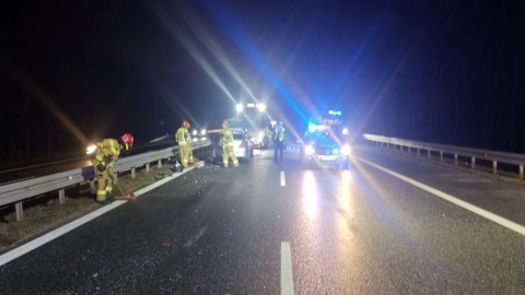 Wypadek w podbydgoskiej Brzozie/fot. materiały policji