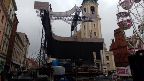 Toruń przygotowuje się do wielkiej imprezy sylwestrowej/fot. Michał Zaręba