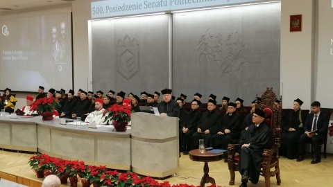 Profesorowi Haratowi nadano tytuł doktora honoris causa Politechniki Bydgoskiej/fot. Monika Siwak