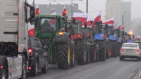 Związkowcy żądają, by Komenda Główna Policji zbadała zasadność użycia gazu przeciw rolnikom