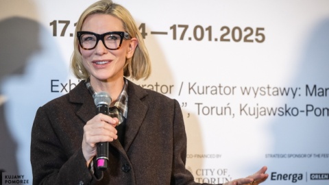 Cate Blanchett w Toruniu: Praca nad „Manifesto" to najszczęśliwsze dni mojego życia