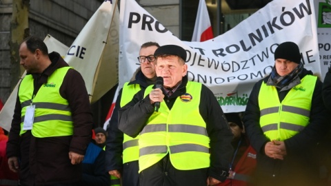 Protest rolników w Warszawie/fot. Piotr Nowak