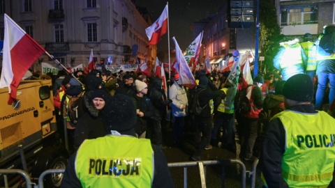 Protest rolników w Warszawie/fot. Piotr Nowak