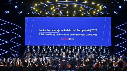 Gala inaugurująca polską prezydencję w Radzie Unii Europejskiej/fot. Radek Pietruszka, PAP