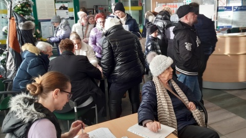 Po świętach kolejki w oddziałach ZUS-u - także w Bydgoszczy, przy ul. Konopnickiej. Powód? Duże zainteresowanie tzw. wdowią rentą/fot. Robert Erdmann