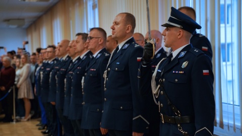 Ślubowanie nowych policjantów/fot. materiały policji