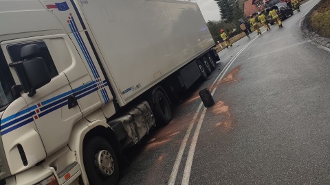 W zdarzeniu na szczęście nikt nie ucierpiał. / Fot. KM PSP w Grudziądzu