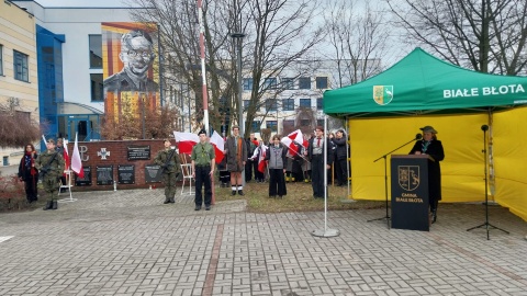 Tak wyglądały uroczystości w Białych Błotach. / Fot. Jolanta Fischer